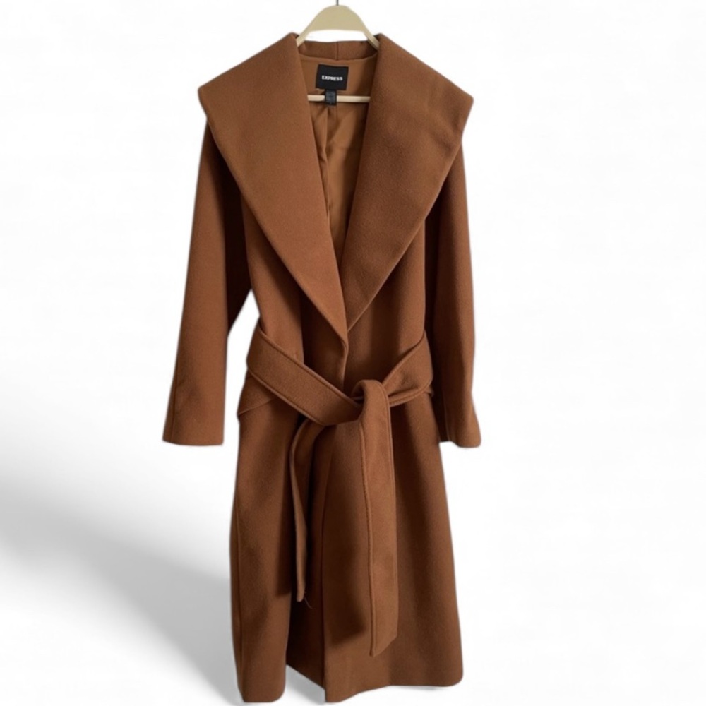 Brown Belted Coat